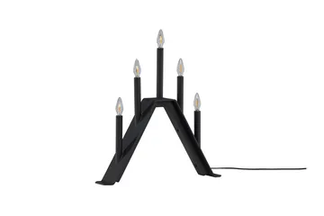 Åre Adventsljusstake 36 cm - Svart - Products - Belysning - Lampor & belysning inomhus - Sovrumslampa - Sänglampa - Sängbordslampa