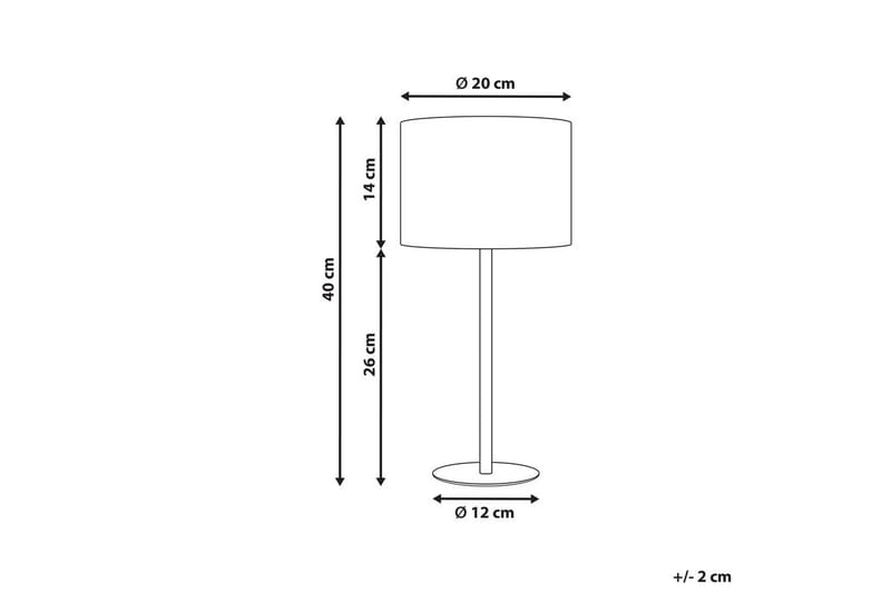 Vinkea Bordslampa 40 cm E27 - Svart/Vit - Products - Belysning - Lampor & belysning inomhus - Sovrumslampa - Sänglampa - Sängbordslampa