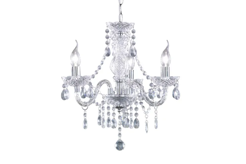 Luster Ljuskrona 3L  E14 transparent, Transparent