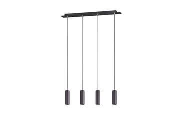 Marley Taklampa 4L GU10 mattsvart - Matt svart - Products - Belysning - Lampor & belysning inomhus - Taklampa & takbelysning - Kökslampa & taklampa kök