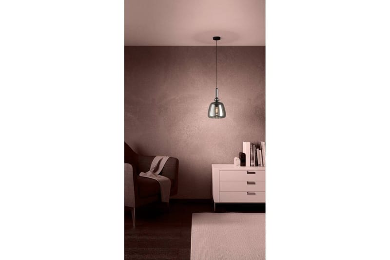 Takpendel Eglo Bovino Svart/Transparent - Products - Belysning - Lampor & belysning inomhus - Taklampa & takbelysning - Pendellampa & hänglampa