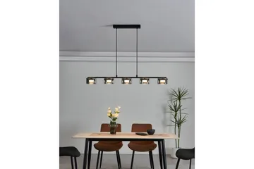 Takpendel Eglo Copillos Svart/Transparent med 5 Lampor - Products - Belysning - Lampor & belysning inomhus - Taklampa & takbelysning - Pendellampa & hänglampa