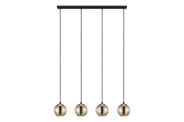 Takpendel Eglo Lemorieta Svart/Guld med 4 Lampor - Products - Belysning - Lampor & belysning inomhus - Taklampa & takbelysning - Pendellampa & hänglampa