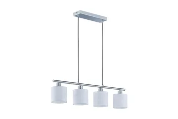 Tommy Taklampa 4L E14 borstad stål/ vit - Borstad stål/Vit - Products - Belysning - Lampor & belysning inomhus - Taklampa & takbelysning - Kökslampa & taklampa kök