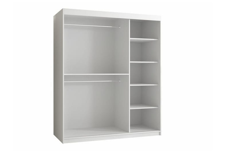 Dunvegan Garderob m. Spegel - Vit - Products - Förvaring - Garderober & garderobssystem