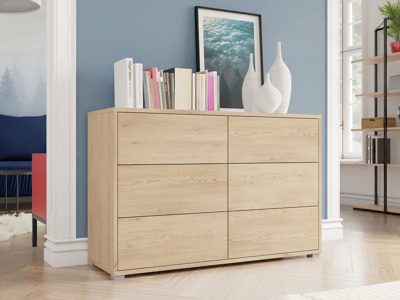 Agawal Byrå 120 cm - Brun - Products - Förvaring - Förvaringsmöbler - Byrå