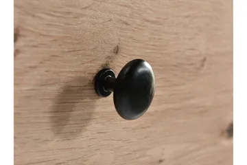 Aldbrough Hörnbyrå 123x86x82 cm - Natur/Svart - Products - Förvaring - Förvaringsmöbler - Byrå