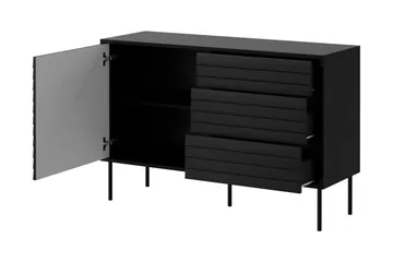 Belonger Möbelset För Vardagsrum - Svart/Valnöt - Products - Förvaring - Förvaringsmöbler - Möbelset för vardagsrum