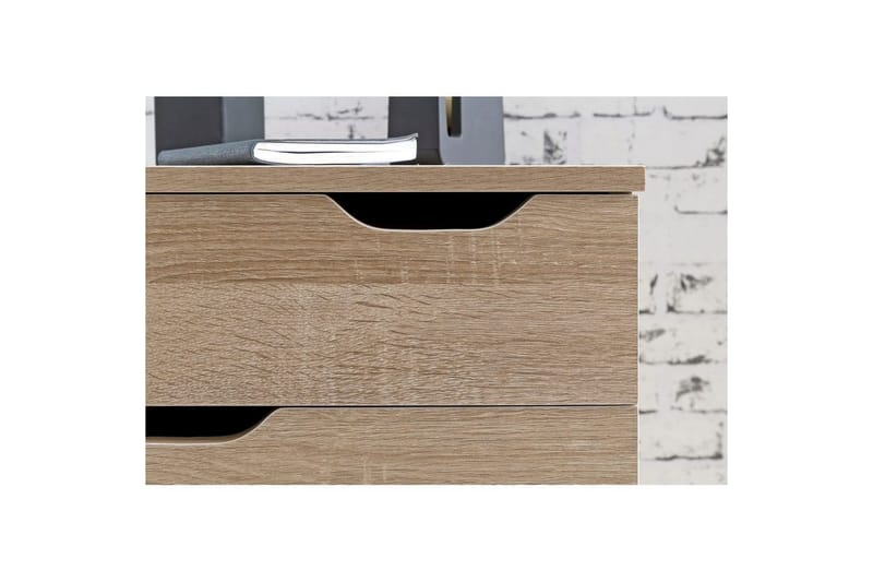 Rullkontejner Wohnling 4 lådor i foliebelagd spånskiva med hjul, modern - Products - Förvaring - Förvaringsmöbler - Byrå - Hurts