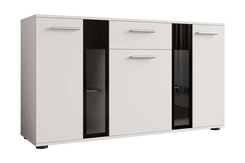 Salsa Byrå 140x40x80 cm, Vit