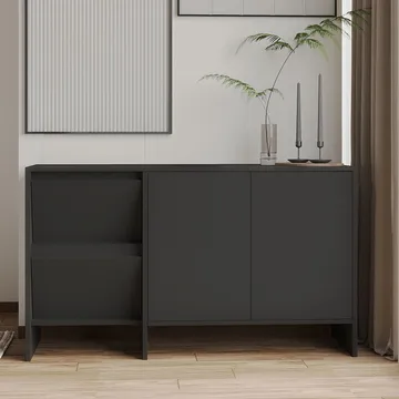 Crala Konsol 130x81,8x44 cm - Antracit - Products - Förvaring - Förvaringsmöbler - Sideboard & skänk