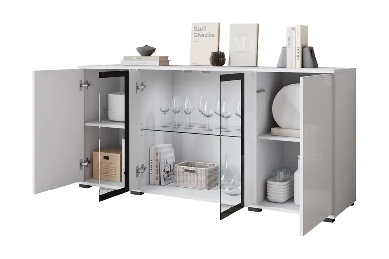 Gamal Skänk 150x40 cm - Vit - Products - Förvaring - Förvaringsmöbler - Sideboard & skänk