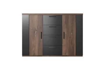 Joannie Förvaringskista 132 cm - Mörkbrun/Svart - Products - Förvaring - Förvaringsmöbler - Förvaringskista & sängkista