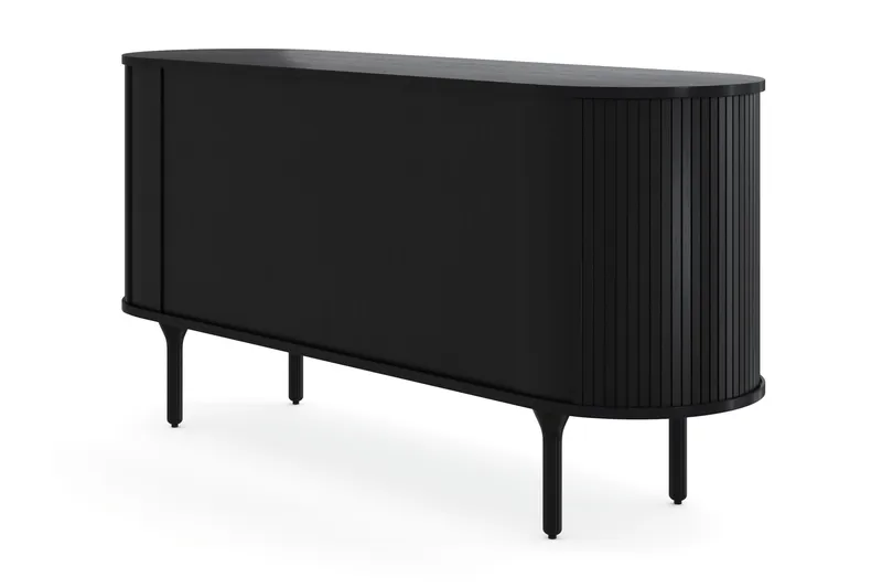 Noira Sideboard 150x45 cm Ek - Svart - Products - Förvaring - Förvaringsmöbler - Sideboard & skänk