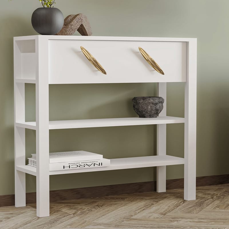 Relon Byrå 90x85x30 cm - Vit - Products - Förvaring - Förvaringsmöbler - Sideboard & skänk