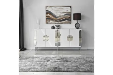 Stedum Konsollbord 180 cm - Vit/Silver - Products - Förvaring - Förvaringsmöbler - Sideboard & skänk