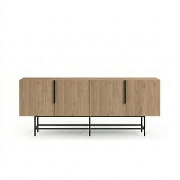 Truvia Konsol 200x77,9x40 cm - Natural Oak och svart - Products - Förvaring - Förvaringsmöbler - Sideboard & skänk