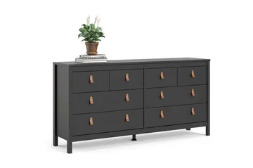 Vallvidera Byrå 38x159 cm - Svart - Products - Förvaring - Förvaringsmöbler - Byrå