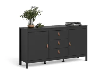 Vallvidera Sideboard 38x151 cm - Svart/Natur - Products - Förvaring - Förvaringsmöbler - Sideboard & skänk