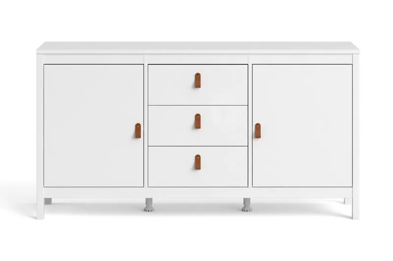 Vallvidera Sideboard 38x151 cm - Vit/Natur - Products - Förvaring - Förvaringsmöbler - Sideboard & skänk