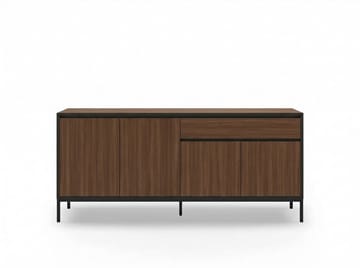 Velar Konsol 180x80x40 cm - Milano Walnut, Wood Black, Black - Products - Förvaring - Förvaringsmöbler - Sideboard & skänk