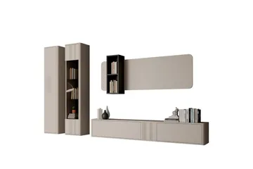 Zalricus Möbelset För Vardagsrum - Beige - Products - Förvaring - Förvaringsmöbler - Möbelset för vardagsrum