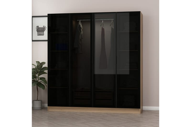 Fruitland Garderob 180 cm - Grå - Products - Förvaring - Garderober & garderobssystem - Garderobsskåp