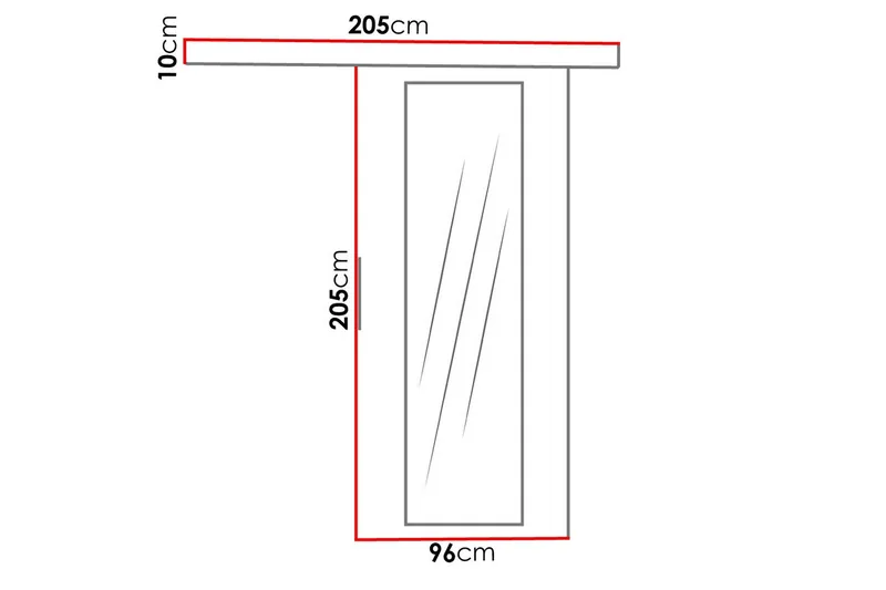 Skjutdörr ELVERUM - Vit - Products - Förvaring - Garderober & garderobssystem - Garderobsdörr - Skjutdörr garderob & walk-in closet