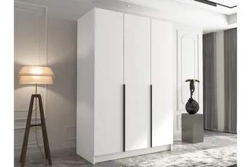 Herrljunga Garderob 150 cm - Vit/Svart - Products - Förvaring - Garderober & garderobssystem - Garderobsskåp