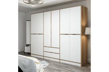 Munna Garderob 270 cm - Vit - Products - Förvaring - Garderober & garderobssystem - Garderobsskåp