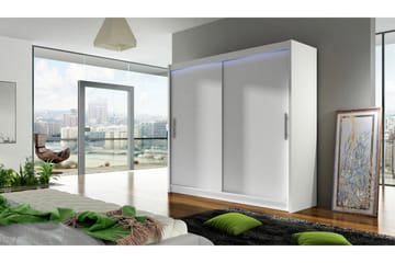 Prag Garderob 180x215 cm - Vit - Products - Förvaring - Garderober & garderobssystem - Garderobsskåp