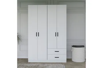 Yaman Garderob 120x180 cm - Mattvit - Products - Förvaring - Garderober & garderobssystem - Garderobsskåp