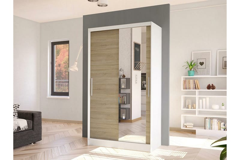 Glenmore Garderob m. Spegel White - Products - Förvaring - Garderober & garderobssystem