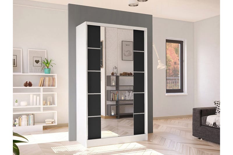 Glenmore Garderob m. Spegel White - Products - Förvaring - Garderober & garderobssystem