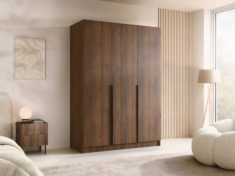 Herrljunga Garderob 150x215 cm - Brun/Svart - Products - Förvaring - Garderober & garderobssystem