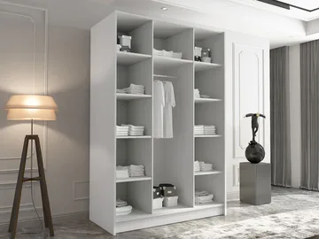 Herrljunga Garderob 150x215 cm - Brun/Svart - Products - Förvaring - Garderober & garderobssystem