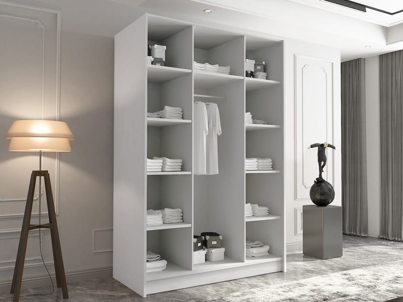 Herrljunga Garderob 150x215 cm - Brun/Svart - Products - Förvaring - Garderober & garderobssystem