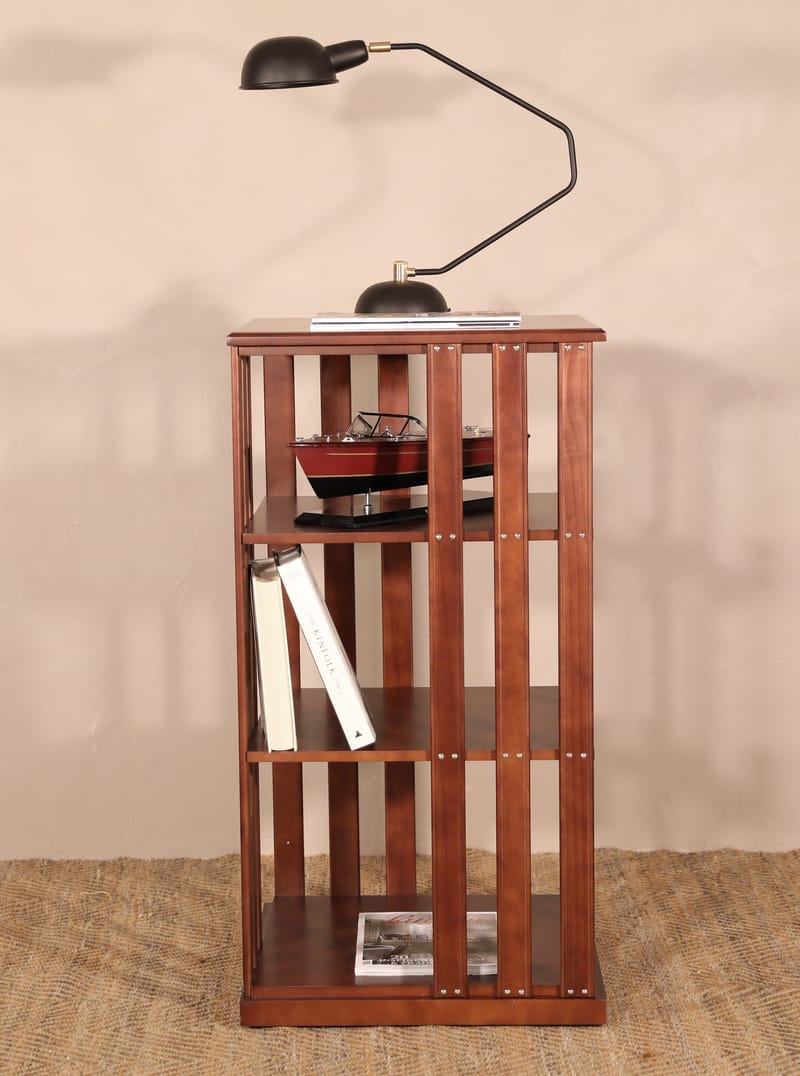 Boksnurra i mahogny - Roterbar 360º - Mozart - mahogny - Products - Förvaring - Hylla - Bokhylla