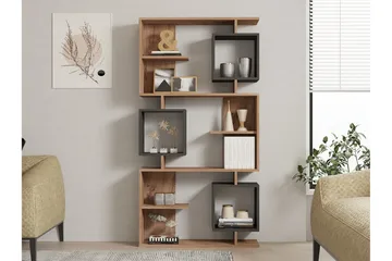 Icardi Bokhylla 90 cm - Brun/Antracit - Products - Förvaring - Hylla - Bokhylla