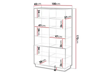 Torvalen Bokhylla 100 cm - Svart - Products - Förvaring - Hylla - Bokhylla