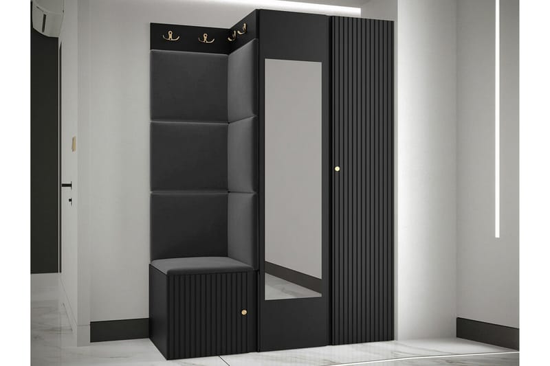 Dunvegan Highboard Black - Products - Förvaring - Skåp - Förvaringsskåp