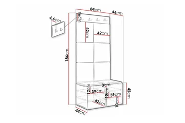 Dunvegan Highboard Black - Products - Förvaring - Skåp - Förvaringsskåp