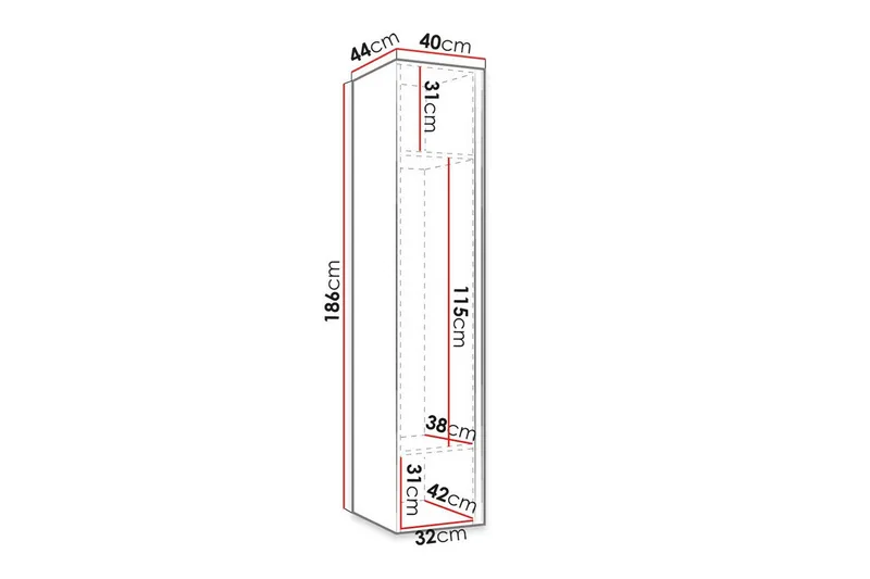 Dunvegan Highboard Black - Products - Förvaring - Skåp - Förvaringsskåp