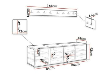 Dunvegan Highboard White - Products - Förvaring - Skåp - Förvaringsskåp