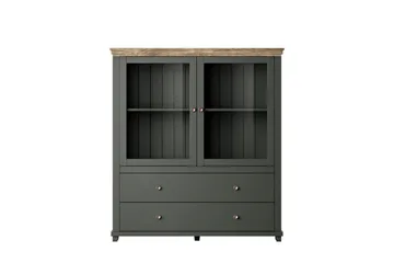 Ivreri Highboard 42x126 cm - Khaki/Natur - Products - Förvaring - Skåp - Förvaringsskåp