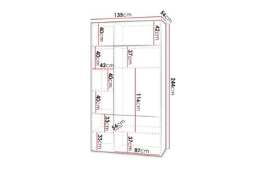 Juniskär Highboard - Svart - Products - Förvaring - Skåp - Förvaringsskåp