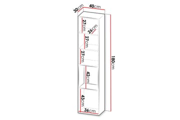 Kangana Highboard - Svart - Products - Förvaring - Skåp - Förvaringsskåp