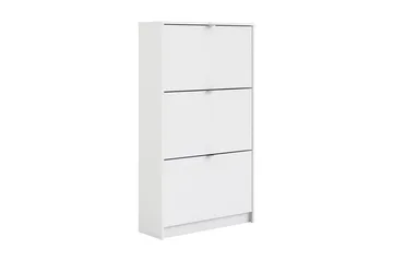 Shoey Skoskåp 3 Fack - Vit - Products - Förvaring - Skåp - Förvaringsskåp