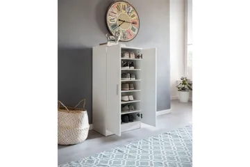 Skoskåp Wohnling Folierad spånskiva 7 fack hallmöbler - Products - Förvaring - Skåp - Förvaringsskåp