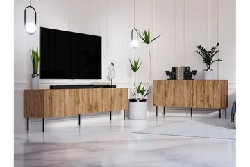 Strontian Highboard Scandinavian Choice Black - Products - Förvaring - Skåp - Förvaringsskåp